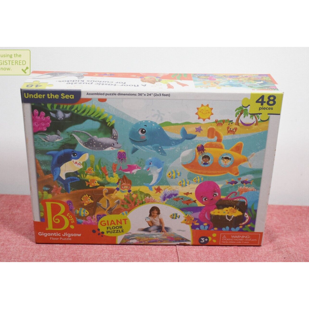 B. toys Floor Puzzles Gigantic Jigsaw Ocean